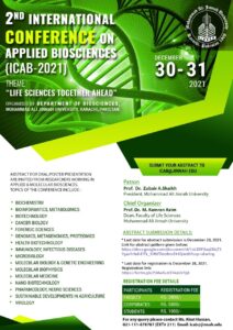 2nd International Conference of Applied Biosciences (ICAB-2021)